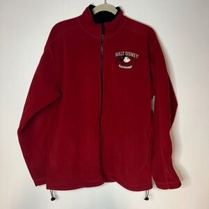 Vintage Walt Disney World Red Fleece Jacket Mickey Mouse 1971